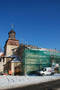 Für den Bau der Kirche sorgte Rittergutsbesitzer Otto Freiherr von Spoercken. Für den Kirchturm gab er ein Stück von seinem Gutshof ab. Für den Bau der Kirche sorgte Rittergutsbesitzer Otto Freiherr von Spoercken. Für den Kirchturm gab er ein Stück von seinem Gutshof ab.