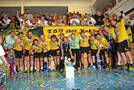 Klick ins Bild um zu vegrößern. Höhepunkt der Radeburger Handballsaison war zweifellos der Gewinn des Sachsenpokals