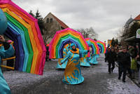 Siegreiche Regenbogen: Freundinnen-Kreis um Conny Ottlinger mit dem jahrelangen Abo auf Platz 1.