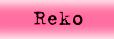 Reko und Denkmal